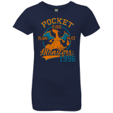 T-Shirts Midnight Navy / YXS FLARE BLITZ Girls Premium T-Shirt