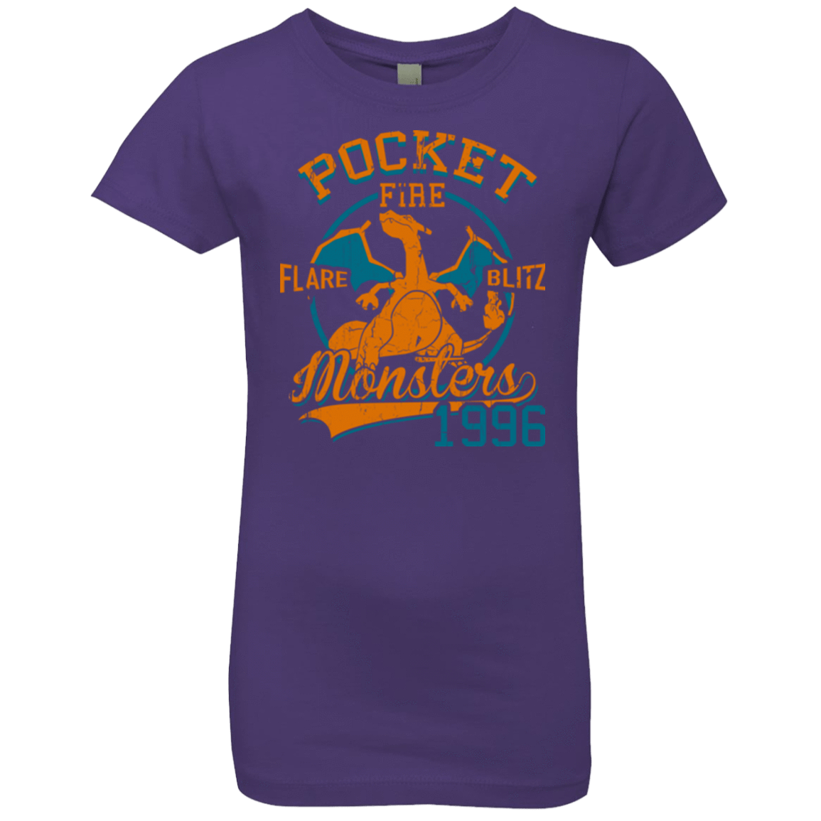 T-Shirts Purple Rush / YXS FLARE BLITZ Girls Premium T-Shirt