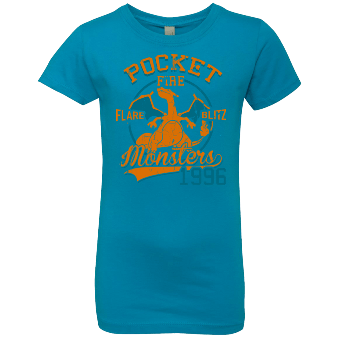 T-Shirts Turquoise / YXS FLARE BLITZ Girls Premium T-Shirt