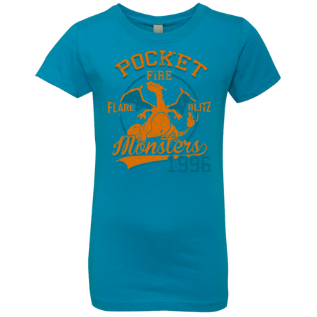 T-Shirts Turquoise / YXS FLARE BLITZ Girls Premium T-Shirt