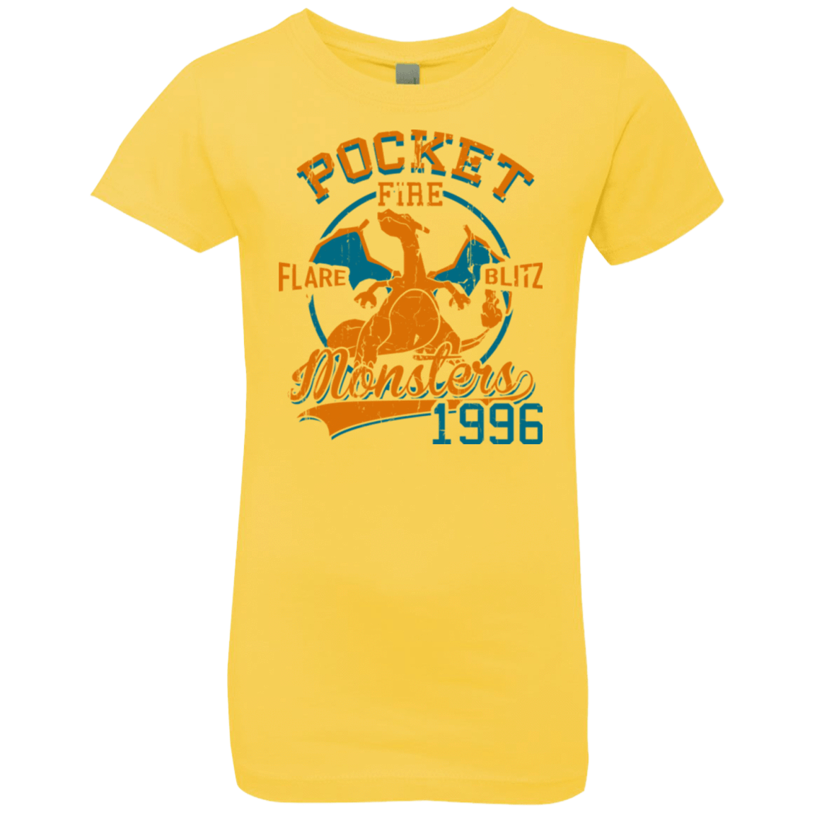 T-Shirts Vibrant Yellow / YXS FLARE BLITZ Girls Premium T-Shirt