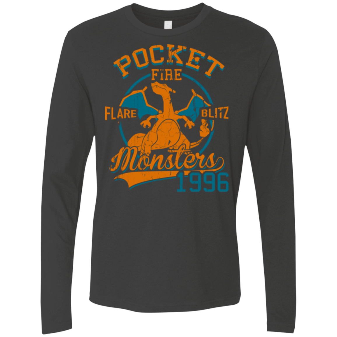 T-Shirts Heavy Metal / Small FLARE BLITZ Men's Premium Long Sleeve