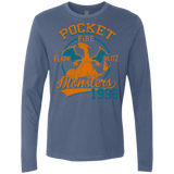 T-Shirts Indigo / Small FLARE BLITZ Men's Premium Long Sleeve