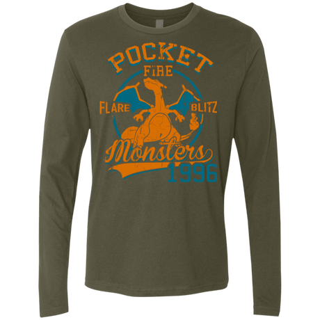 T-Shirts Military Green / Small FLARE BLITZ Men's Premium Long Sleeve