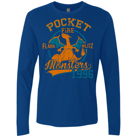 T-Shirts Royal / Small FLARE BLITZ Men's Premium Long Sleeve