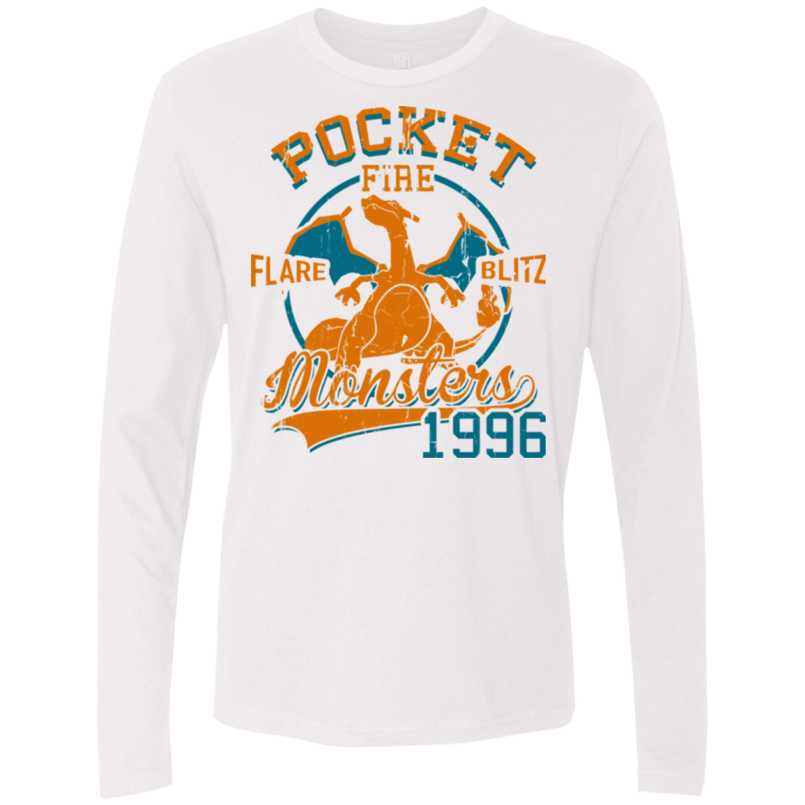 T-Shirts White / Small FLARE BLITZ Men's Premium Long Sleeve