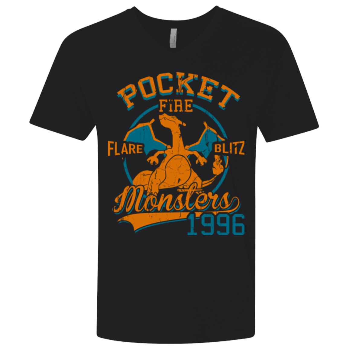 T-Shirts Black / X-Small FLARE BLITZ Men's Premium V-Neck