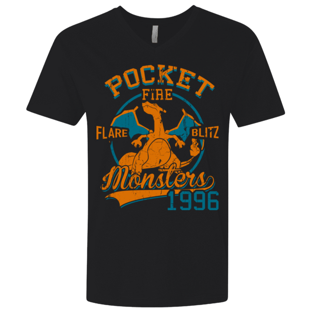 T-Shirts Black / X-Small FLARE BLITZ Men's Premium V-Neck