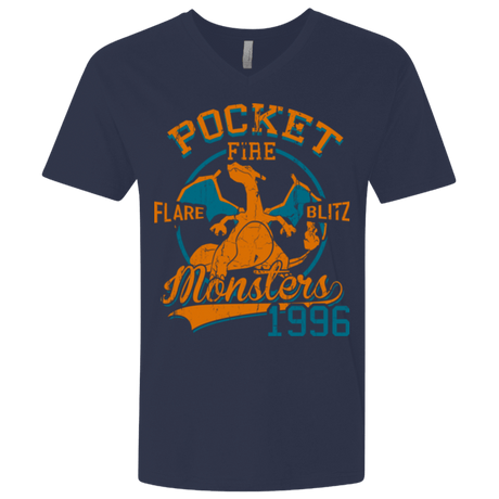 T-Shirts Midnight Navy / X-Small FLARE BLITZ Men's Premium V-Neck