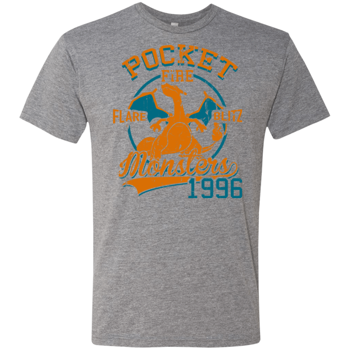 T-Shirts Premium Heather / Small FLARE BLITZ Men's Triblend T-Shirt