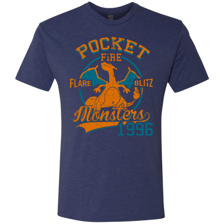 T-Shirts Vintage Navy / Small FLARE BLITZ Men's Triblend T-Shirt