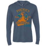 T-Shirts Indigo / X-Small FLARE BLITZ Triblend Long Sleeve Hoodie Tee