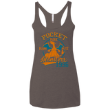 T-Shirts Macchiato / X-Small FLARE BLITZ Women's Triblend Racerback Tank