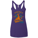T-Shirts Purple / X-Small FLARE BLITZ Women's Triblend Racerback Tank