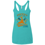 T-Shirts Tahiti Blue / X-Small FLARE BLITZ Women's Triblend Racerback Tank