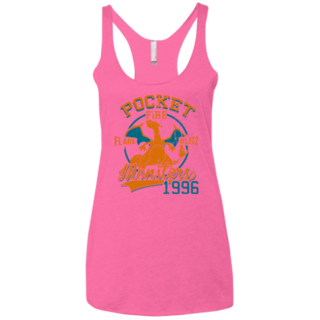 T-Shirts Vintage Pink / X-Small FLARE BLITZ Women's Triblend Racerback Tank