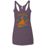 T-Shirts Vintage Purple / X-Small FLARE BLITZ Women's Triblend Racerback Tank