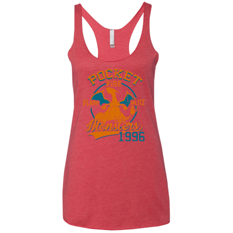 T-Shirts Vintage Red / X-Small FLARE BLITZ Women's Triblend Racerback Tank