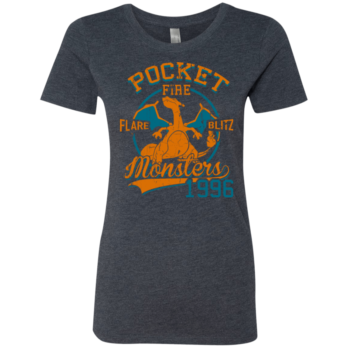 T-Shirts Vintage Navy / Small FLARE BLITZ Women's Triblend T-Shirt
