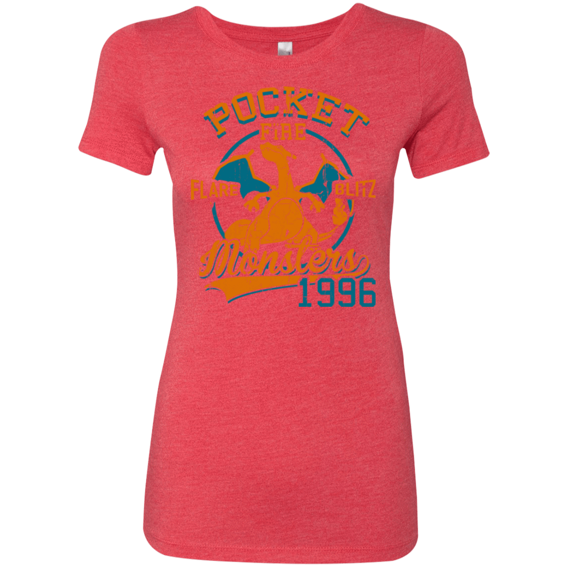 T-Shirts Vintage Red / Small FLARE BLITZ Women's Triblend T-Shirt