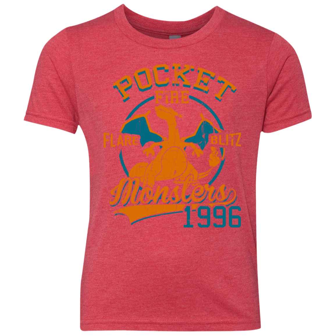 T-Shirts Vintage Red / YXS FLARE BLITZ Youth Triblend T-Shirt