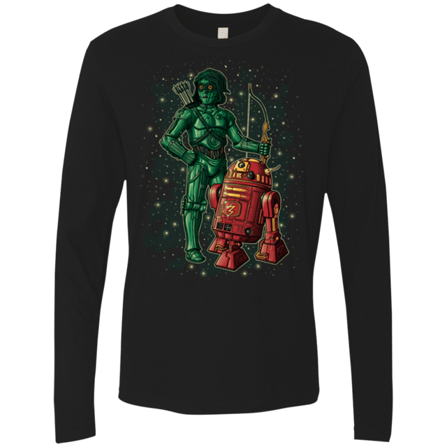 T-Shirts Black / Small Flash and Arrow Men's Premium Long Sleeve