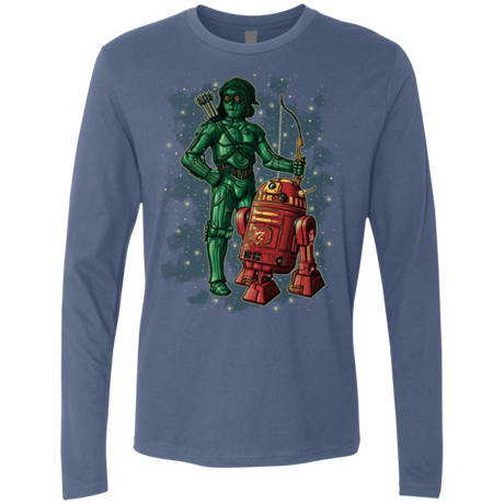 T-Shirts Indigo / Small Flash and Arrow Men's Premium Long Sleeve