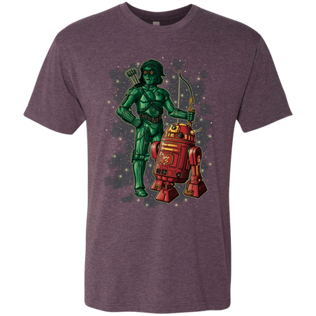 T-Shirts Vintage Purple / Small Flash and Arrow Men's Triblend T-Shirt