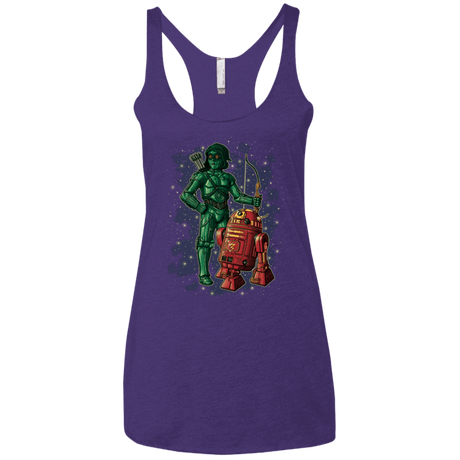 T-Shirts Purple / X-Small Flash and Arrow Women's Triblend Racerback Tank