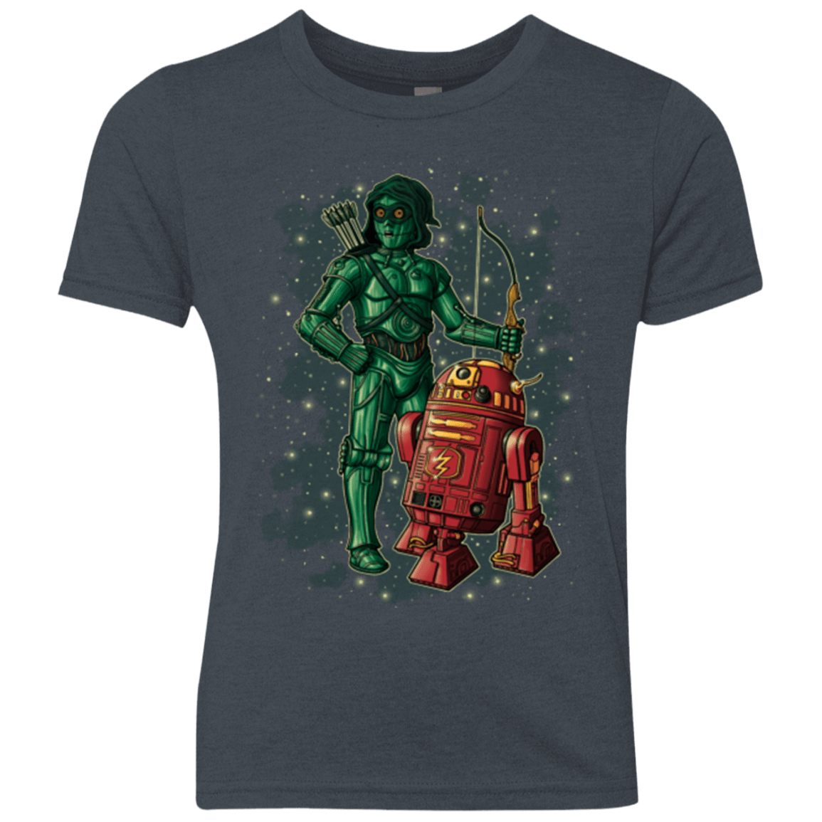 T-Shirts Vintage Navy / YXS Flash and Arrow Youth Triblend T-Shirt