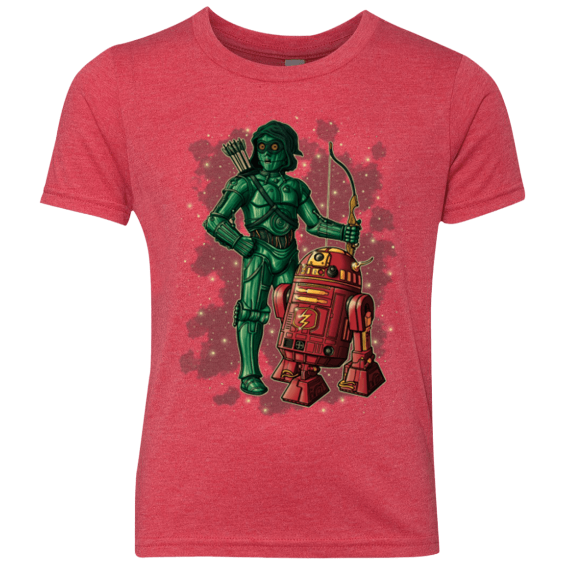 T-Shirts Vintage Red / YXS Flash and Arrow Youth Triblend T-Shirt