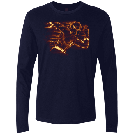T-Shirts Midnight Navy / S Flash Men's Premium Long Sleeve