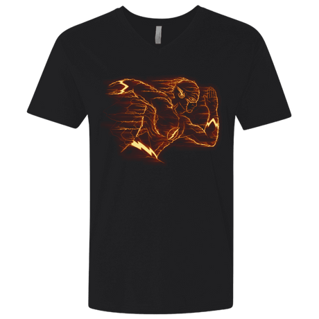 T-Shirts Black / X-Small Flash Men's Premium V-Neck