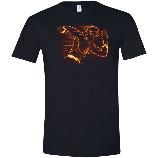 T-Shirts Black / X-Small Flash Men's Semi-Fitted Softstyle
