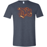 T-Shirts Heather Navy / S Flash Men's Semi-Fitted Softstyle