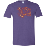 T-Shirts Heather Purple / S Flash Men's Semi-Fitted Softstyle
