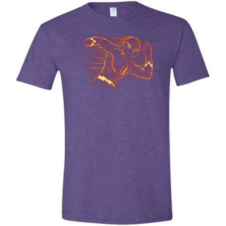 T-Shirts Heather Purple / S Flash Men's Semi-Fitted Softstyle