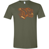 T-Shirts Military Green / S Flash Men's Semi-Fitted Softstyle