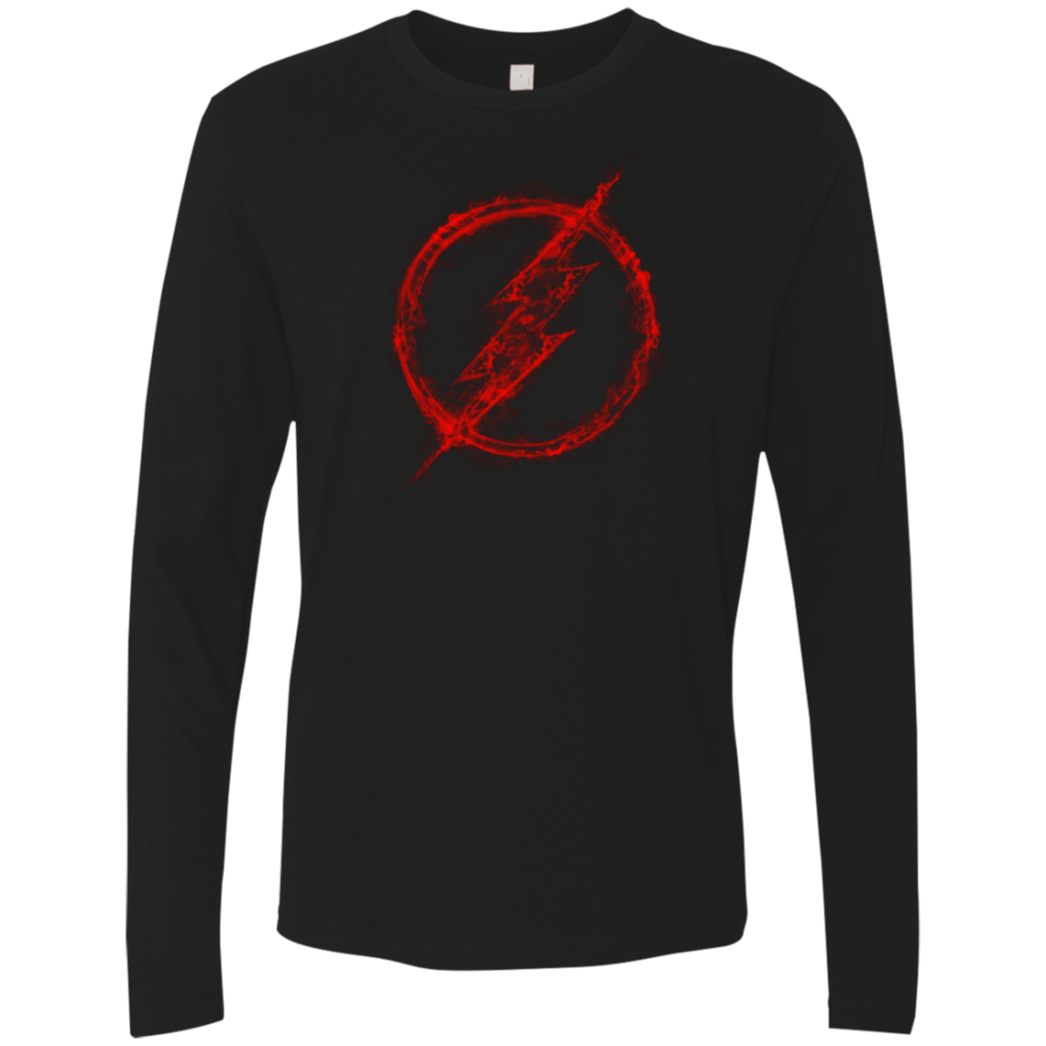 T-Shirts Black / Small FLASH RED SMOKE Men's Premium Long Sleeve