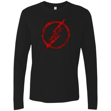 T-Shirts Black / Small FLASH RED SMOKE Men's Premium Long Sleeve