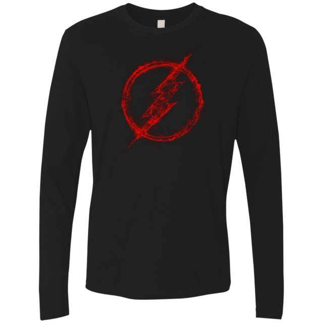 T-Shirts Black / Small FLASH RED SMOKE Men's Premium Long Sleeve