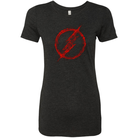 T-Shirts Vintage Black / Small FLASH RED SMOKE Women's Triblend T-Shirt