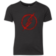 T-Shirts Vintage Black / YXS FLASH RED SMOKE Youth Triblend T-Shirt
