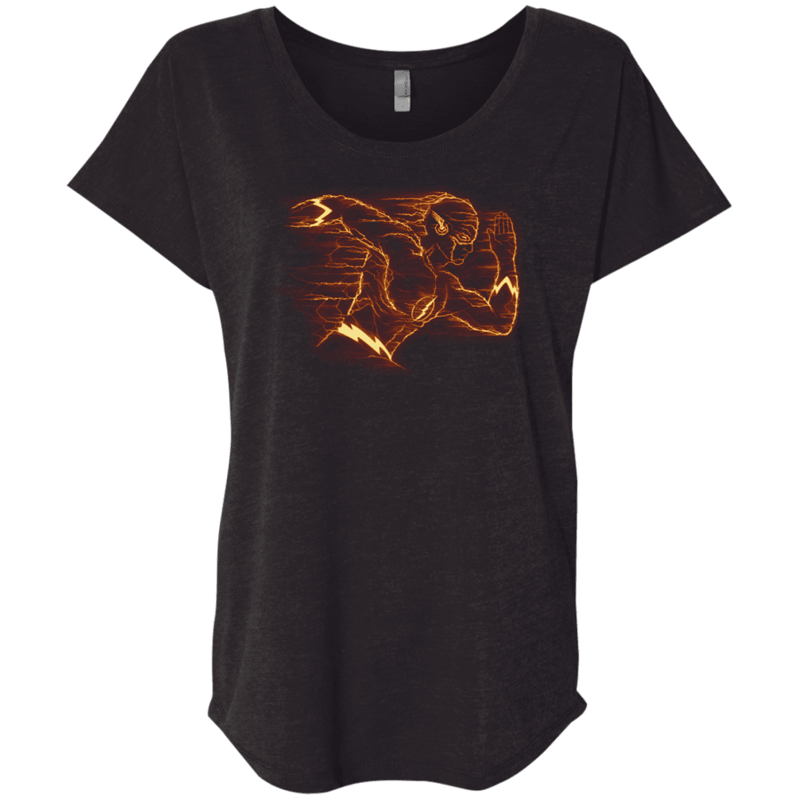 T-Shirts Vintage Black / X-Small Flash Triblend Dolman Sleeve