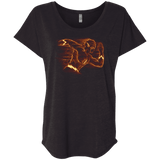 T-Shirts Vintage Black / X-Small Flash Triblend Dolman Sleeve