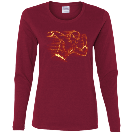 T-Shirts Cardinal / S Flash Women's Long Sleeve T-Shirt