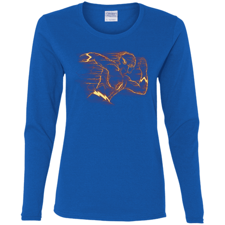 T-Shirts Royal / S Flash Women's Long Sleeve T-Shirt