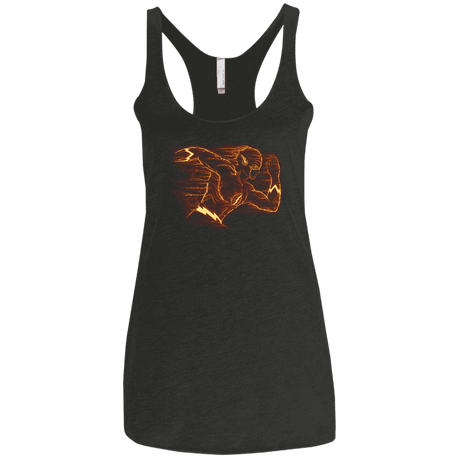 T-Shirts Vintage Black / X-Small Flash Women's Triblend Racerback Tank