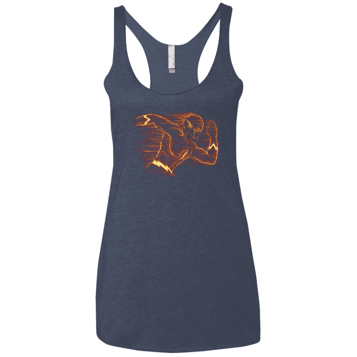 T-Shirts Vintage Navy / X-Small Flash Women's Triblend Racerback Tank