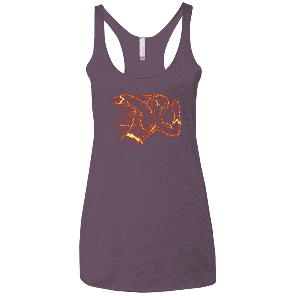 T-Shirts Vintage Purple / X-Small Flash Women's Triblend Racerback Tank